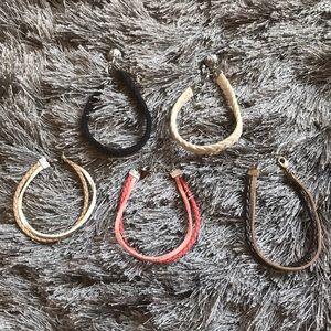 Set of Leather Bracelets